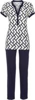 Ringella pyjama met grafisch patroon
