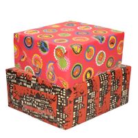 Setje van 6x rollen Sinterklaas inpakpapier/cadeaupapier 2,5 x 0,7 meter 2 soorten prints