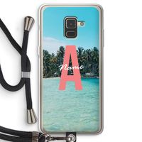 Pacific Dream: Samsung Galaxy A8 (2018) Transparant Hoesje met koord Pacific Dream: Samsung Galaxy A8 (2018) Transparant Hoesje met koord