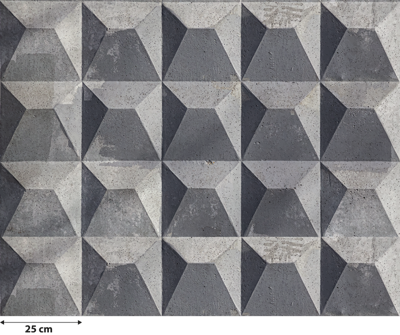 Vinyl vloerkleed béton brut
