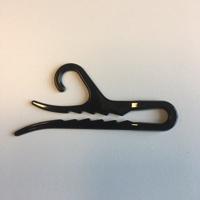 Sokkenhanger 92 mm zwart 100 stuks