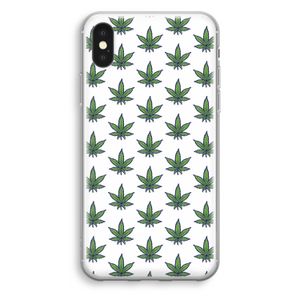 Weed: iPhone XS Transparant Hoesje