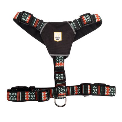 WOOLLY WOLF Hondentuig Explorer, geel, Maat: M