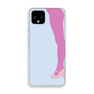 Pink panty: Pixel 4 Transparant Hoesje