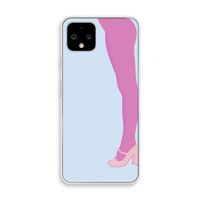 Pink panty: Pixel 4 Transparant Hoesje