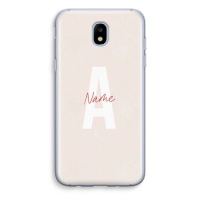 Strawberry Milkshake: Samsung Galaxy J5 (2017) Transparant Hoesje