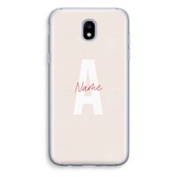 Strawberry Milkshake: Samsung Galaxy J5 (2017) Transparant Hoesje