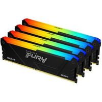 Kingston Technology FURY Beast RGB geheugenmodule 128 GB 4 x 32 GB DDR4 2666 MHz - thumbnail