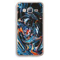 Black Unicorn: Samsung Galaxy J3 (2016) Transparant Hoesje
