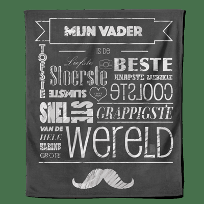 Fleecedeken Vaderdag - Mijn Vader - Pillow Buddies