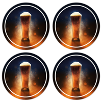 Onderzetters bier Vers bier ontwerp