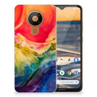 Hoesje maken Nokia 5.3 Watercolor Dark - thumbnail