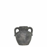 Kruik Verweerd Cement 2 Oren Grijs (16 cm)
