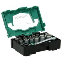 HiKOKI 40030020 Bitset T-profiel, Plat, Kruiskop Phillips, Kruiskop Pozidriv, Zeskant Incl. bithouder