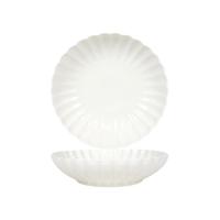 Svenska Living Diepbord ø20cm flower off white 6st