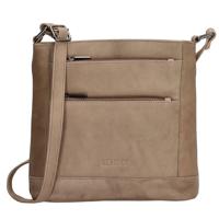 Beagles Leather Schoudertas Santa Lucia Taupe Beagles Leather Schoudertas Santa Lucia Taupe
