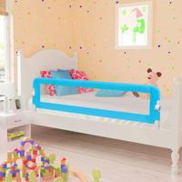 VidaXL Bedhekje peuter 120x42 cm polyester blauw