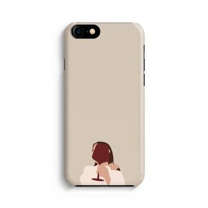 I drink wine: iPhone 8 Volledig Geprint Hoesje