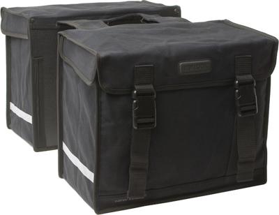 Newlooxs New looxs dubbele fietstas deluxe - zwart, 46l, waterdicht