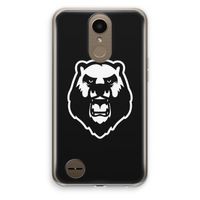 Angry Bear (black): LG K10 (2017) Transparant Hoesje