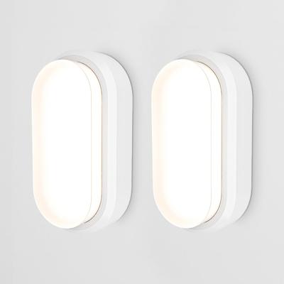 HOFTRONIC™ Set van 2 C-Series - LED Plafondlamp wit ovaal - Wandlamp - Scheepslamp - IP54 - 18W - 1830lm - 4000K neutraal wit - voor binnen en buiten