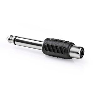 Nedis Verloopplug 6,35 mm male jack naar female RCA
