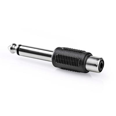 Nedis Verloopplug 6,35 mm male jack naar female RCA