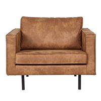 BePureHome Rodeo Fauteuil - Eco-leder - Cognac - thumbnail