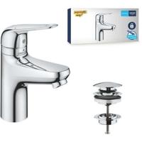 Eéngreepsmengkraan - GROHE - 24319001 - Swift wastafel - Met kinderbeveiliging - Maat S - thumbnail