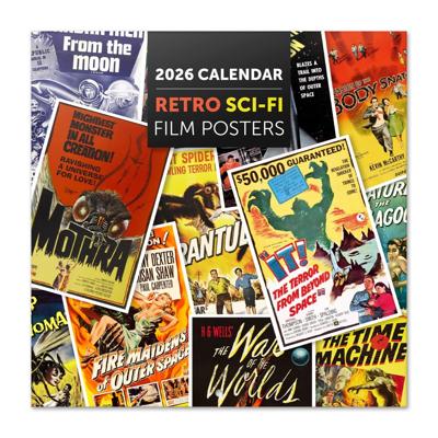 Retro Sci-fi Kalender 2026