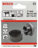 Bosch Accessoires 6-delige zaagkransset 46; 53; 60; 67; 74; 81 mm 6st - 2608584063 - thumbnail