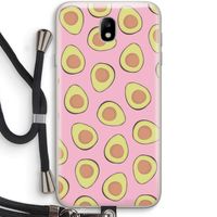 Dancing avocados: Samsung Galaxy J7 (2017) Transparant Hoesje met koord