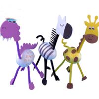 2 stks DIY zelfgemaakte 3D dieren kleuterschool leren vroege onderwijs speelgoed willekeurige stijl levering