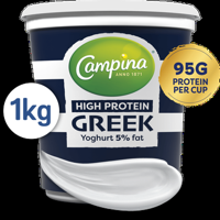 Campina High Protein Greek Yoghurt 5% Fat 1 kg bij Jumbo