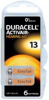 Duracell gehoor batterij 13 blister(6) - 3221922