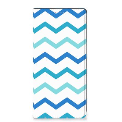 OPPO A54 5G | A74 5G | A93 5G | Hoesje met Magneet | Zigzag Blauw OPPO A54 5G | A74 5G | A93 5G | Hoesje met Magneet | Zigzag Blauw