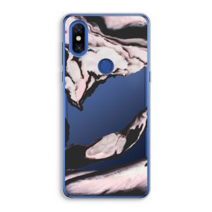 Roze stroom: Xiaomi Mi Mix 3 Transparant Hoesje