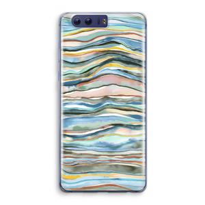 Watercolor Agate: Honor 9 Transparant Hoesje