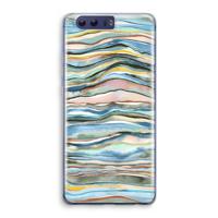 Watercolor Agate: Honor 9 Transparant Hoesje - thumbnail