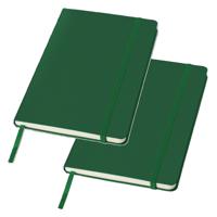 JournalBooks notitieboekje gelinieerd A5 hardcover - 2x