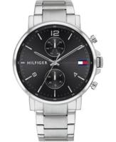 Tommy Hilfiger heren chronograaf roestvrijstalen armbandhorloge 44 mm
