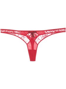 Kiki de Montparnasse string en dentelle - Rouge