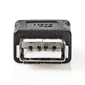 Nedis USB-A Adapter | USB-A Female | USB-A Female | 480 Mbps | Zwart | 1 stuks - CCGB60900BK CCGB60900BK
