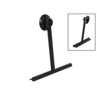 Badkamer raamwisser met zuignap zwart