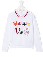 Dolce & Gabbana Kids t-shirt We Are D&G - Blanc