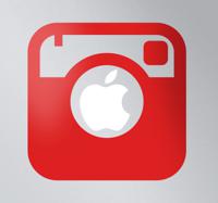 Mac Apple Instagram camera sticker