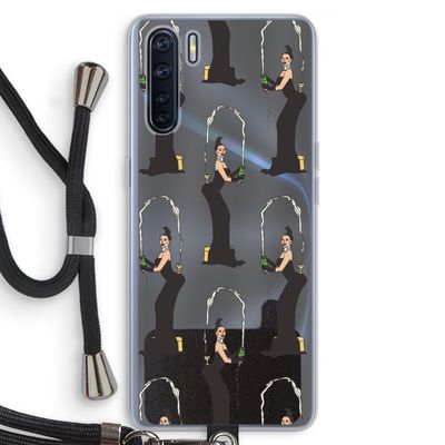 Pop Some Kim: Oppo A91 Transparant Hoesje met koord