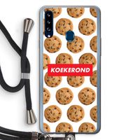 Koekerond: Samsung Galaxy A20s Transparant Hoesje met koord