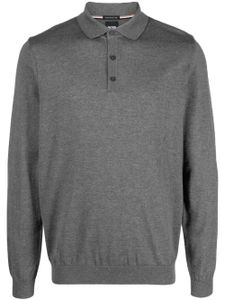 BOSS polo Lancione en laine vierge - Gris