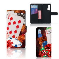 Honor 20 Pro Wallet Case met Pasjes Casino